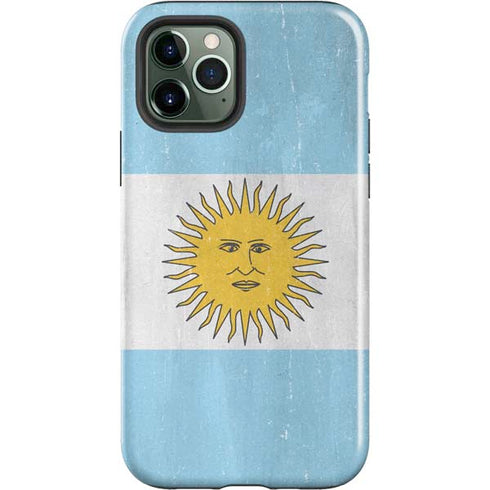 Argentina Flag Distressed iPhone 12 Pro Impact Case